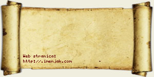 Jovana Perov vizit kartica